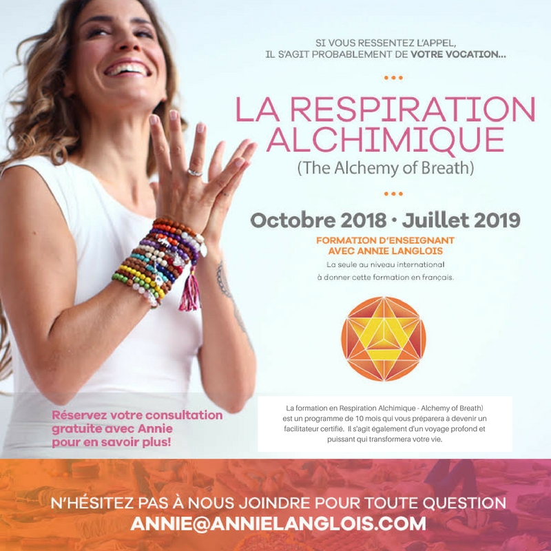 La Respiration Alchimique (Alchemy of Breath) - Certification Respiration Consciente 500h
